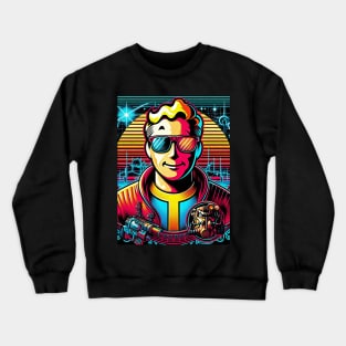 80s retro vintage Vault B Crewneck Sweatshirt